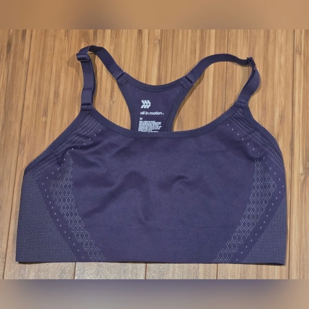All in Motion Dri Fit Purple Sports Bra